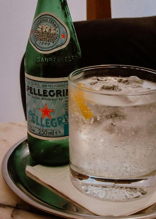 Agua con Gas San Pellegrino